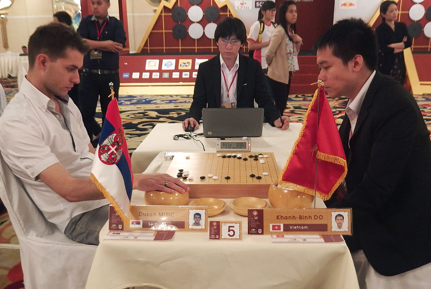 The 36th World Amateur Go hampionship: 4th Round Serbia - Viet Nam