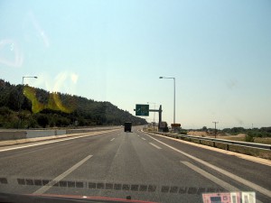Ulaz u Grčku, auto put E79